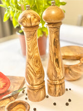 Load image into Gallery viewer, Olive Wood Pepper Mill, 10&quot;
