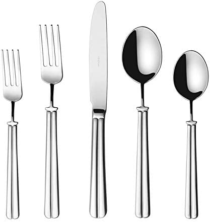 Brooklyn 5 pc Place Setting, Mirror Stainless Steel