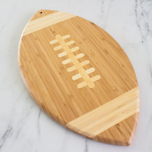Load image into Gallery viewer, Football Shaped Serving &amp; Cutting Board
