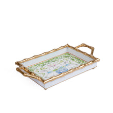 Load image into Gallery viewer, Bunny Trio Enameled Chang Mai Tray, 10x14&quot;
