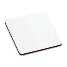 Load image into Gallery viewer, Square Lizard Coasters in Ivory, Set of 8
