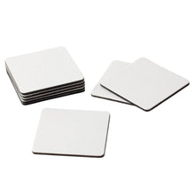 Load image into Gallery viewer, Square Lizard Coasters in Ivory, Set of 8
