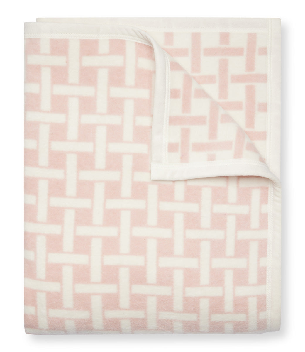 Petite Basketweave Pearl Blanket