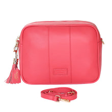 Load image into Gallery viewer, City Plus Bag, Punch Pink &amp;  Pink Glitter Strap
