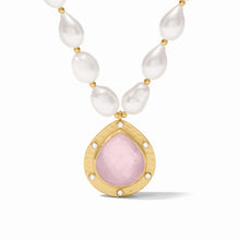 Load image into Gallery viewer, Clementine Statement Necklace, Iridescent Rose
