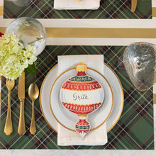 Load image into Gallery viewer, Green Plaid Placemat, 24 Sheets
