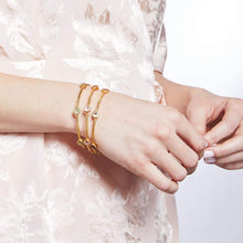 Load image into Gallery viewer, Milano Luxe Bangle, Iridescent Peony Pink
