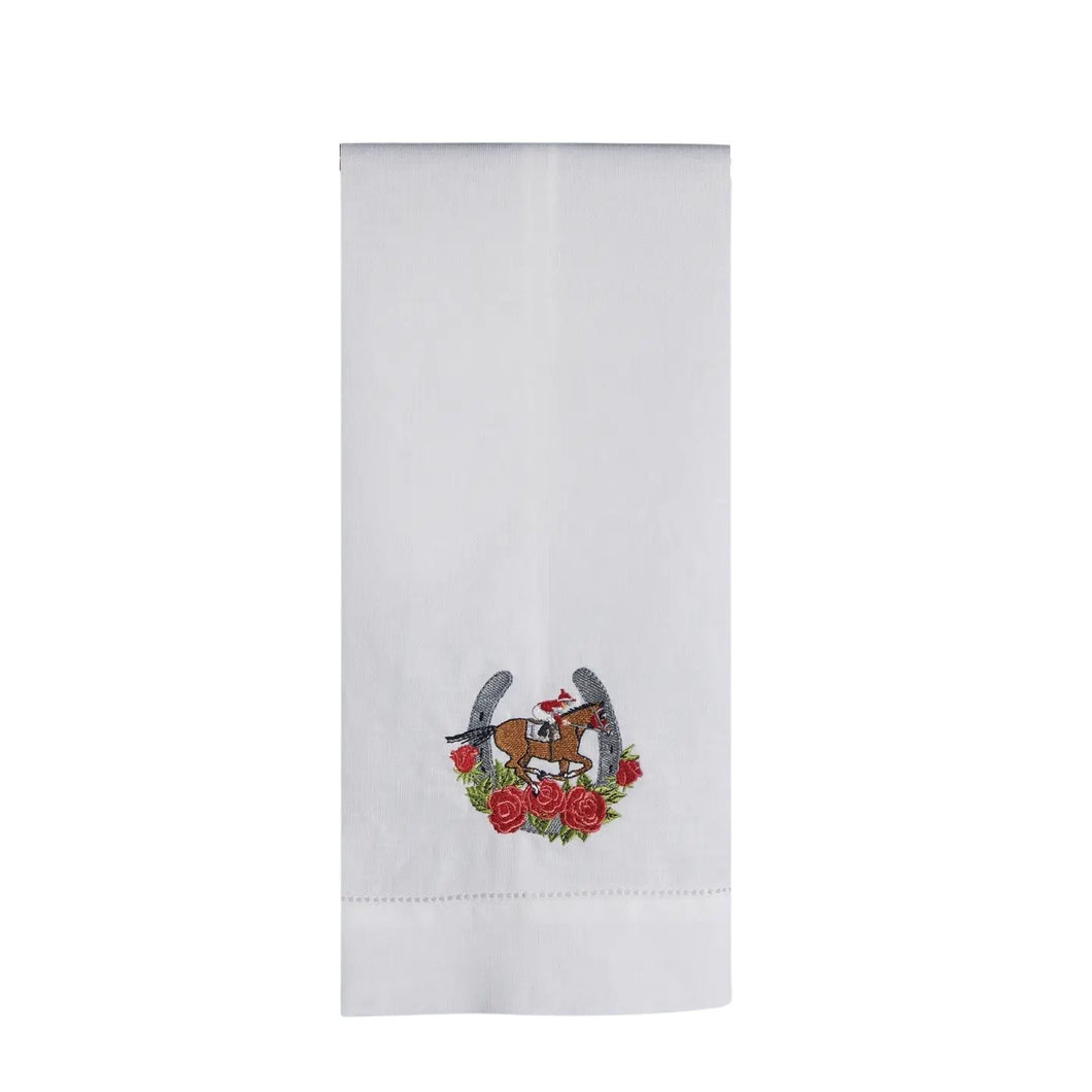 Derby Winner Embroidered Guest Towel
