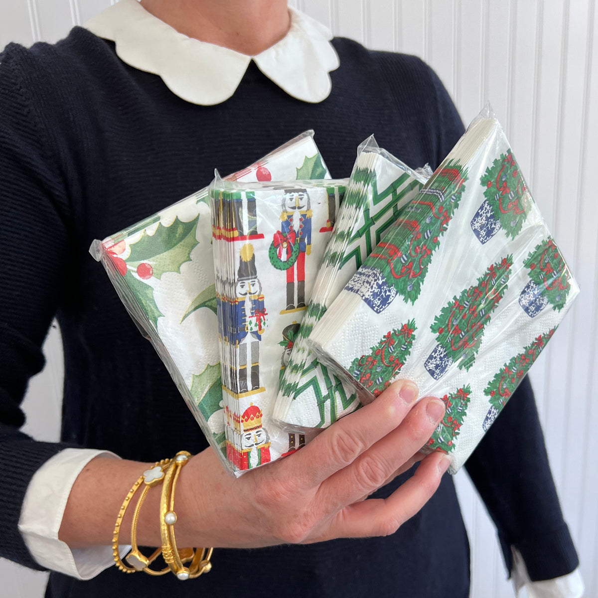 WH Paper Cocktail Napkins Christmas Tree Julep Home and Gift