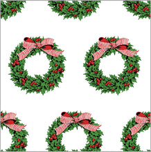 Load image into Gallery viewer, Holly Wreath Gift Wrap
