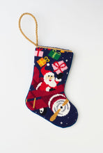 Load image into Gallery viewer, High Flying Santa Bauble Stocking
