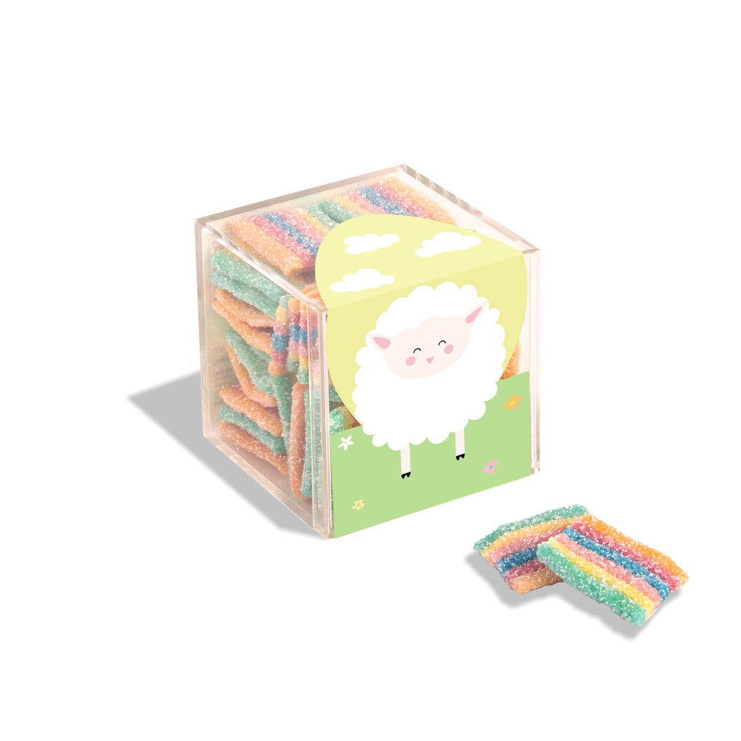 Lamb Sour Rainbows Candy Cube