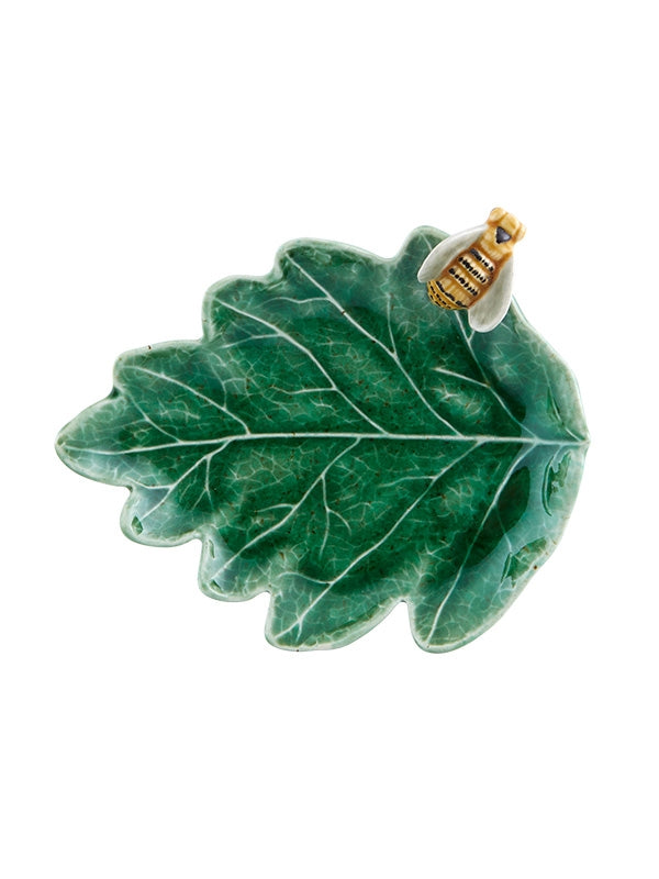 Countryside Leaves, Oak Tree Leaf with Bee