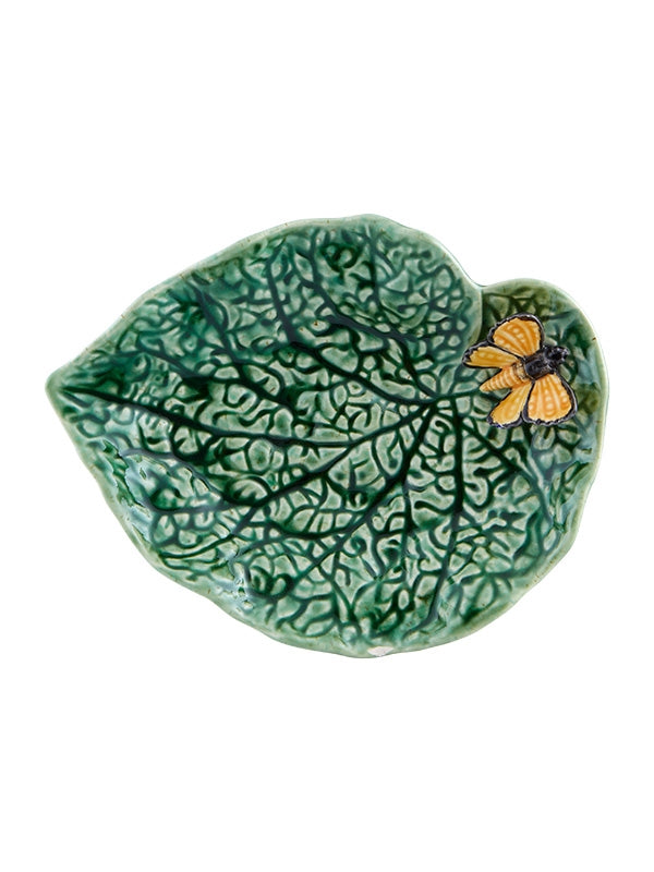 Countryside Leaves, Begonia Leaf with Butterfly