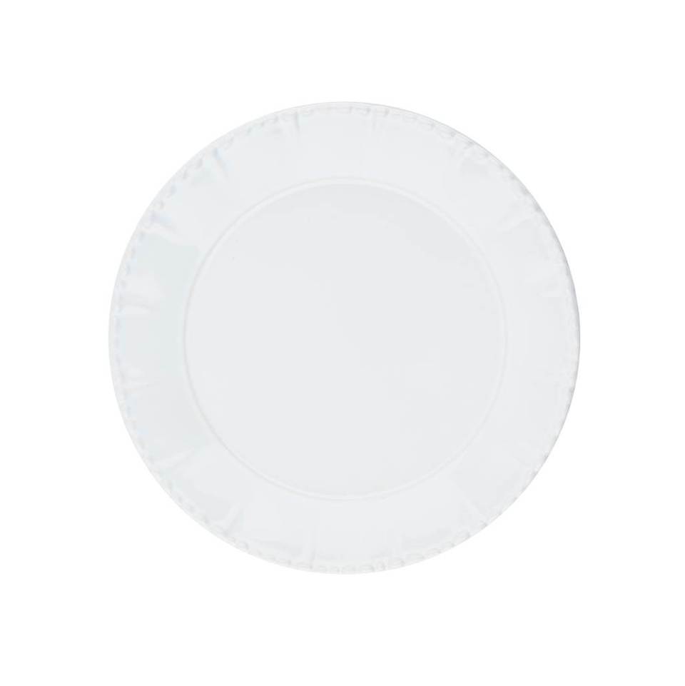 Historia Simple Salad Plate, Paperwhite