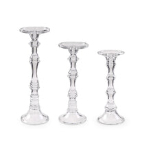 Load image into Gallery viewer, Slender Glass Candleholder, 13.75&quot;
