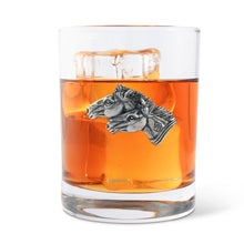 Load image into Gallery viewer, Running Horse Double Old Fashion Bar Glass
