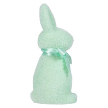 Load image into Gallery viewer, Flocked Button Nose Bunny, 6&quot; | Mint

