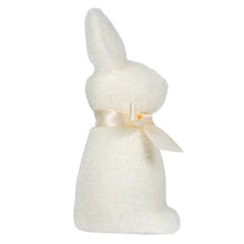 Load image into Gallery viewer, Flocked Button Nose Bunny, 6&quot; | Marshmallow
