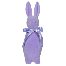 Load image into Gallery viewer, Flocked Button Nose Bunny, 16&quot; | Hyacinth

