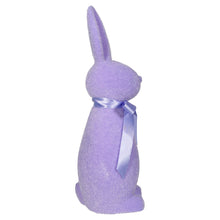 Load image into Gallery viewer, Flocked Button Nose Bunny, 16&quot; | Hyacinth
