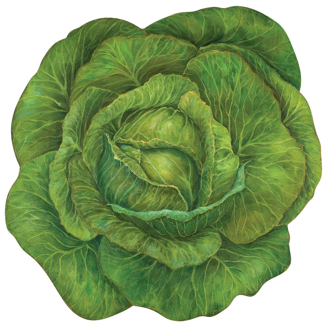 Die-Cut Cabbage Placemat, 12 Sheets
