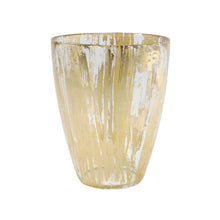 Load image into Gallery viewer, Rufolo Glass Gold Brushstroke Vase
