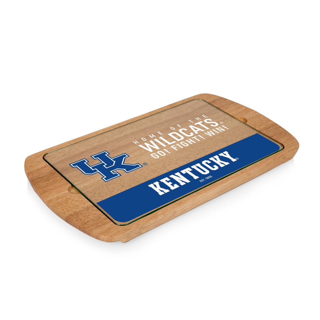 Collegiate Serving Tray with Glass Top, KENTUCKY