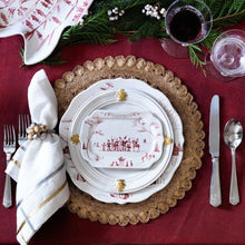 Load image into Gallery viewer, Country Estate Winter Frolic Ruby Gift Tray Love &amp; Joy
