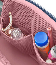 Load image into Gallery viewer, Small Train Case - Pearl Blue/ Blush
