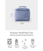 Small Train Case - Pearl Blue/ Blush