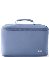 Load image into Gallery viewer, Large Train Case - Pearl Blue/ Blush
