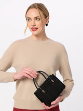 Load image into Gallery viewer, Charlotte Top handle Bag, Black
