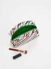 Load image into Gallery viewer, Candy Stripes Large Ruffle Zip Pouch, Multi
