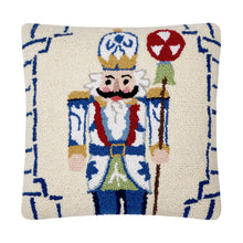 Load image into Gallery viewer, Chinoiserie Nutcracker Hook Pillow, 16x16&quot;

