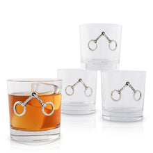 Load image into Gallery viewer, Equestrian Bit Bar Glasses, Set of 4
