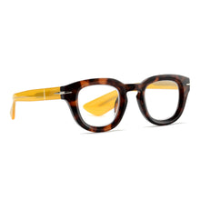 Load image into Gallery viewer, Darcy | Tortoise with Yellow Temples | Blue Light Blocking Readers
