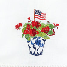 Load image into Gallery viewer, Patriotic Chinoiserie Guest Towel
