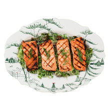 Load image into Gallery viewer, Country Estate Winter Frolic 18&quot; Platter, Evergreen
