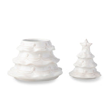 Load image into Gallery viewer, Berry &amp; Thread Christmas Tree Cookie Jar, Whitewash
