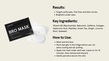 Load image into Gallery viewer, Bro Mask Hydrogel Cooling Eye Gels, 6 ct
