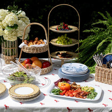 Load image into Gallery viewer, Provence Rattan Triple Tiered Server, Whitewash
