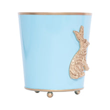 Load image into Gallery viewer, Regency Rabbit Round Cachepot Planter, 6&quot; | Light Blue
