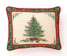 Load image into Gallery viewer, Classic Christmas with Berry Needlepoint Pillow, 16 x 20&quot;
