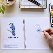 Load image into Gallery viewer, Birds Watercolor Workbook
