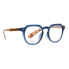 Load image into Gallery viewer, Benn | Matte Navy Blue &amp; Tortoise | Blue Light Blocking Readers
