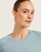Load image into Gallery viewer, Goodnight Raglan Sleep Top, Mineral Blue
