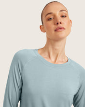 Load image into Gallery viewer, Goodnight Raglan Sleep Top, Mineral Blue
