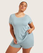 Load image into Gallery viewer, Goodnight Sleep Tee, Mineral Blue
