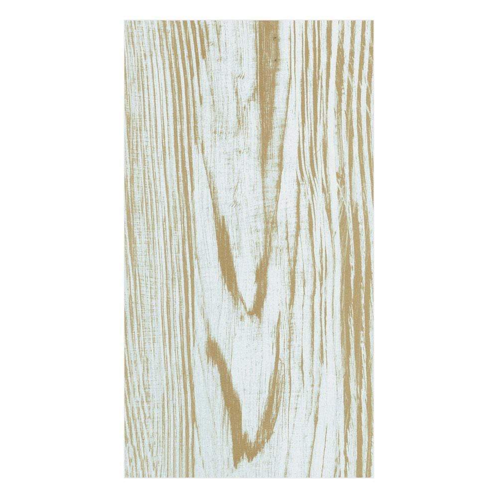 Woodgrain Paper Guest Towel Napkins in Silver & Gold, 15ct